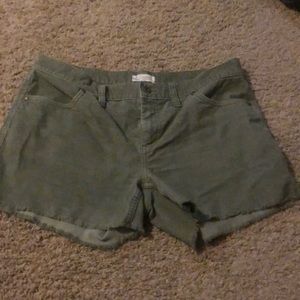 Carve designs cord shorts
